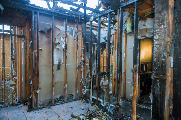Professional Emergency Fire Cleanup technician working in Dublin, TX